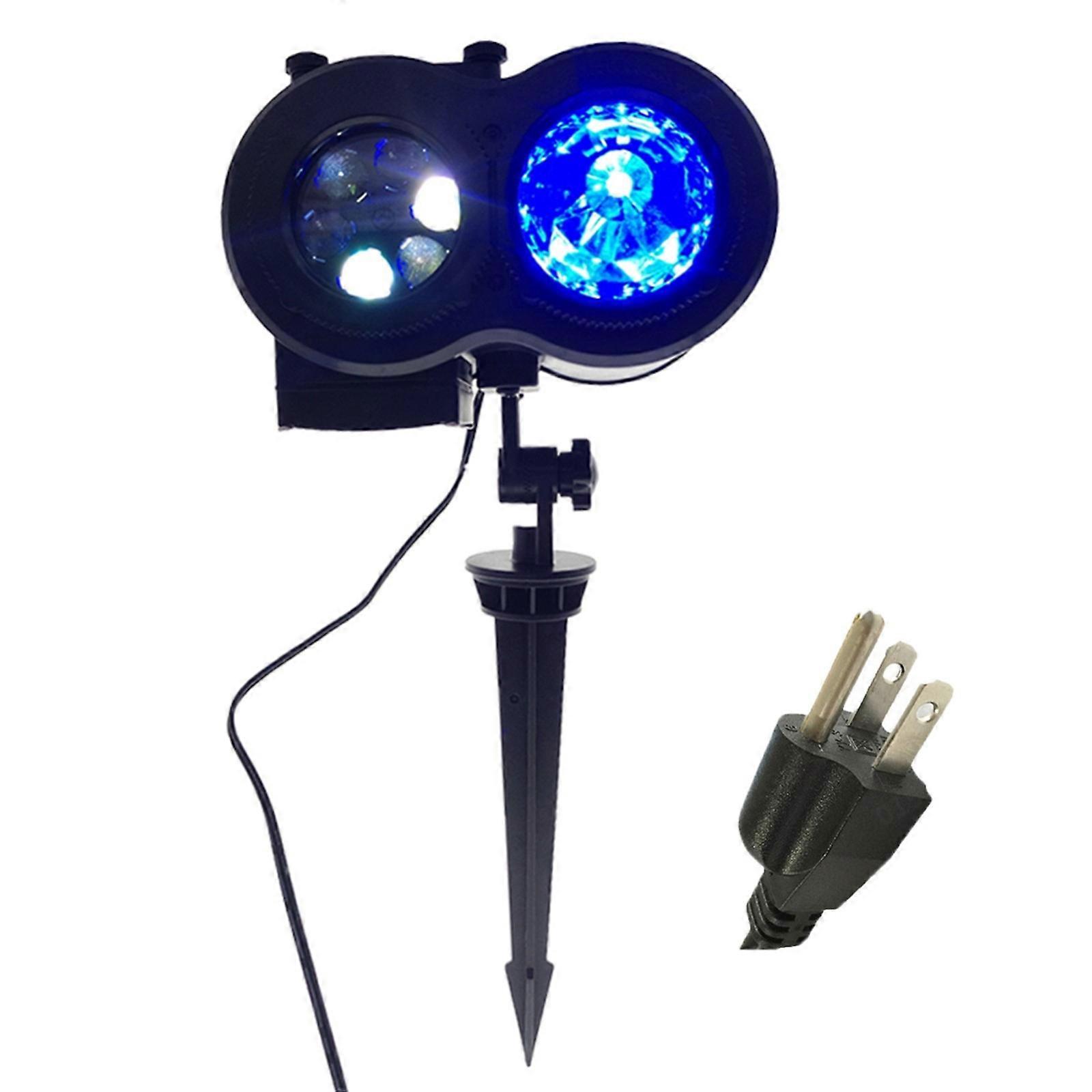 Nightmare Before Christmas Halloween Christmas Snowflake Light Projector Moving Patterns