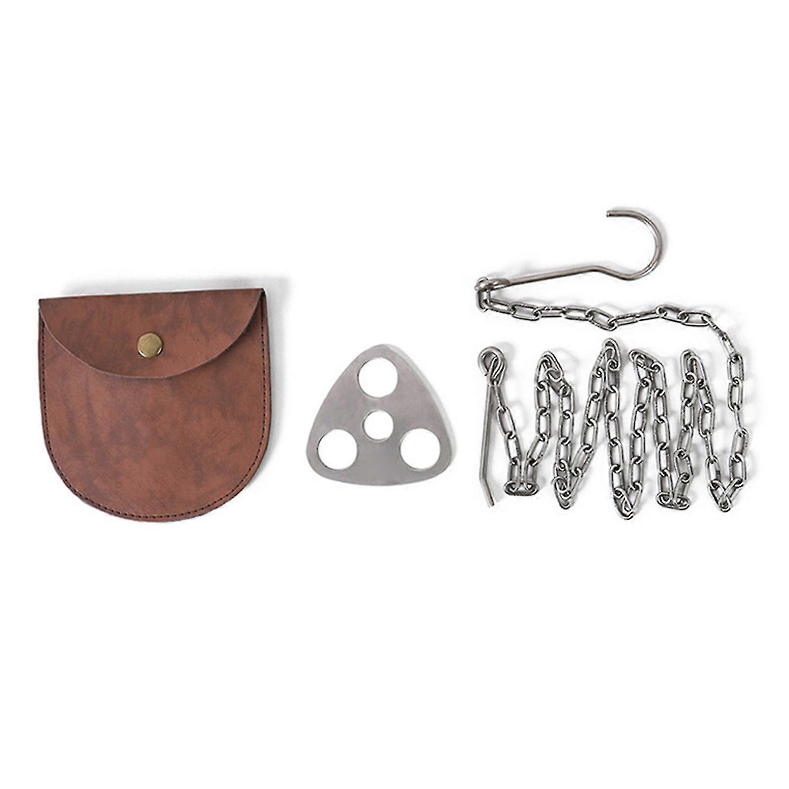 Utomhus Camping Pot Bracket Multifunktionell Picknick Bärbar Grill Triangulär