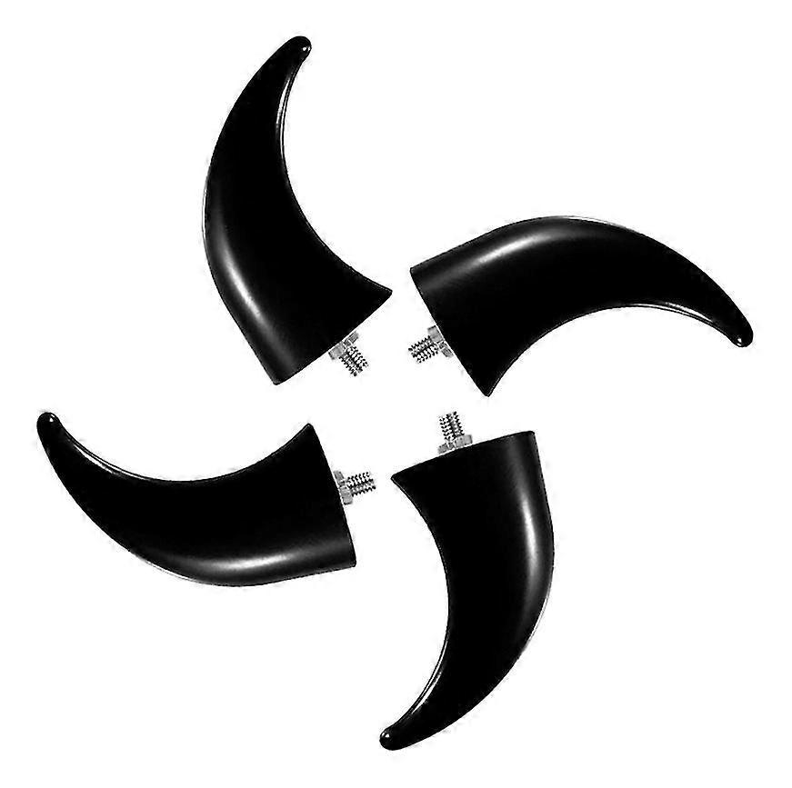 Motorcycle Front Fender Black (4pcs)