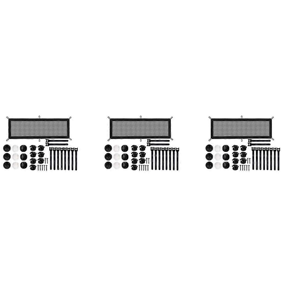 3X Under Desk Cable Management Net for Stand Desk, Mesh Cable Manager,Under Desk Wire Net Capacity