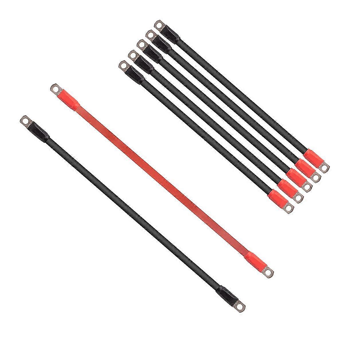 Golf Cart Heavy Duty Battery Cable 7 PCS Set 4 Gauge for Club Car & Precedent 1994-Up