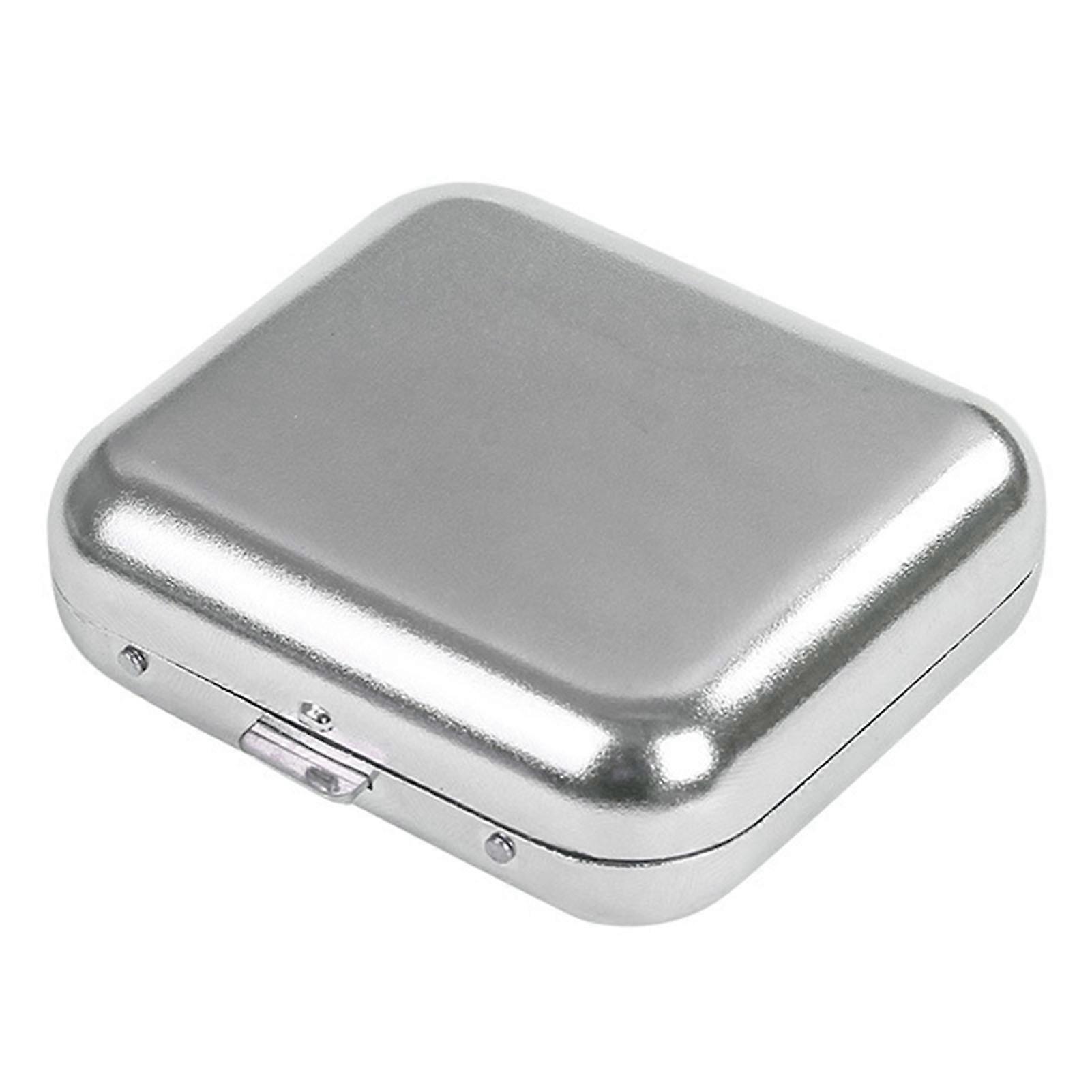 Stainless Steel Square Pocket Ashtray Outdoor Ciggarettes Tray Suitable for Patio Tabletop Office