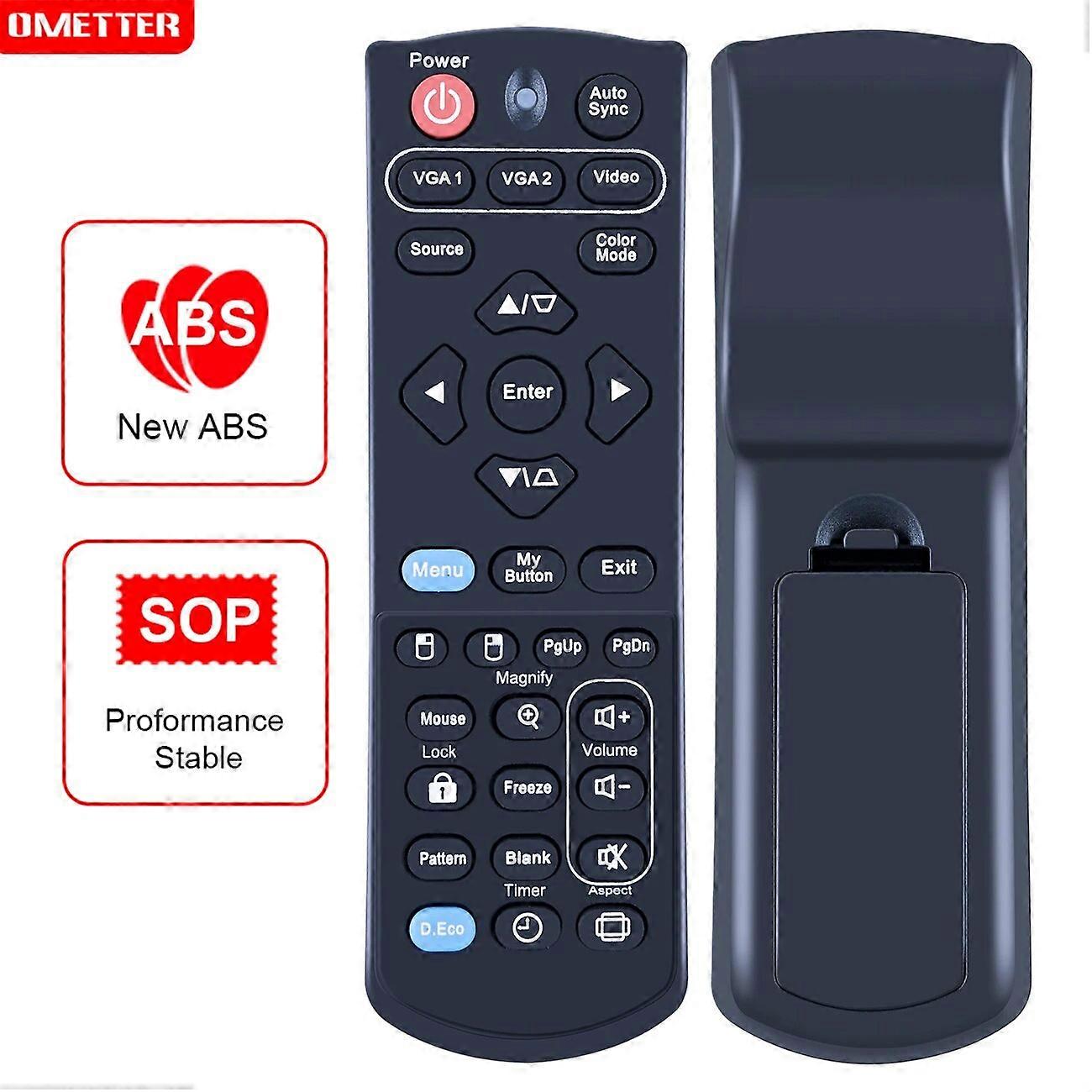 5040005400 Projector Remote Control for Vivitek DH765Z-UST, DH768Z-UST, DW763Z-UST, DX761Z-UST