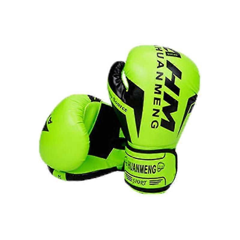 כפפות איגרוף אימון עור לילדים נשים צעירות ירוק 6oz