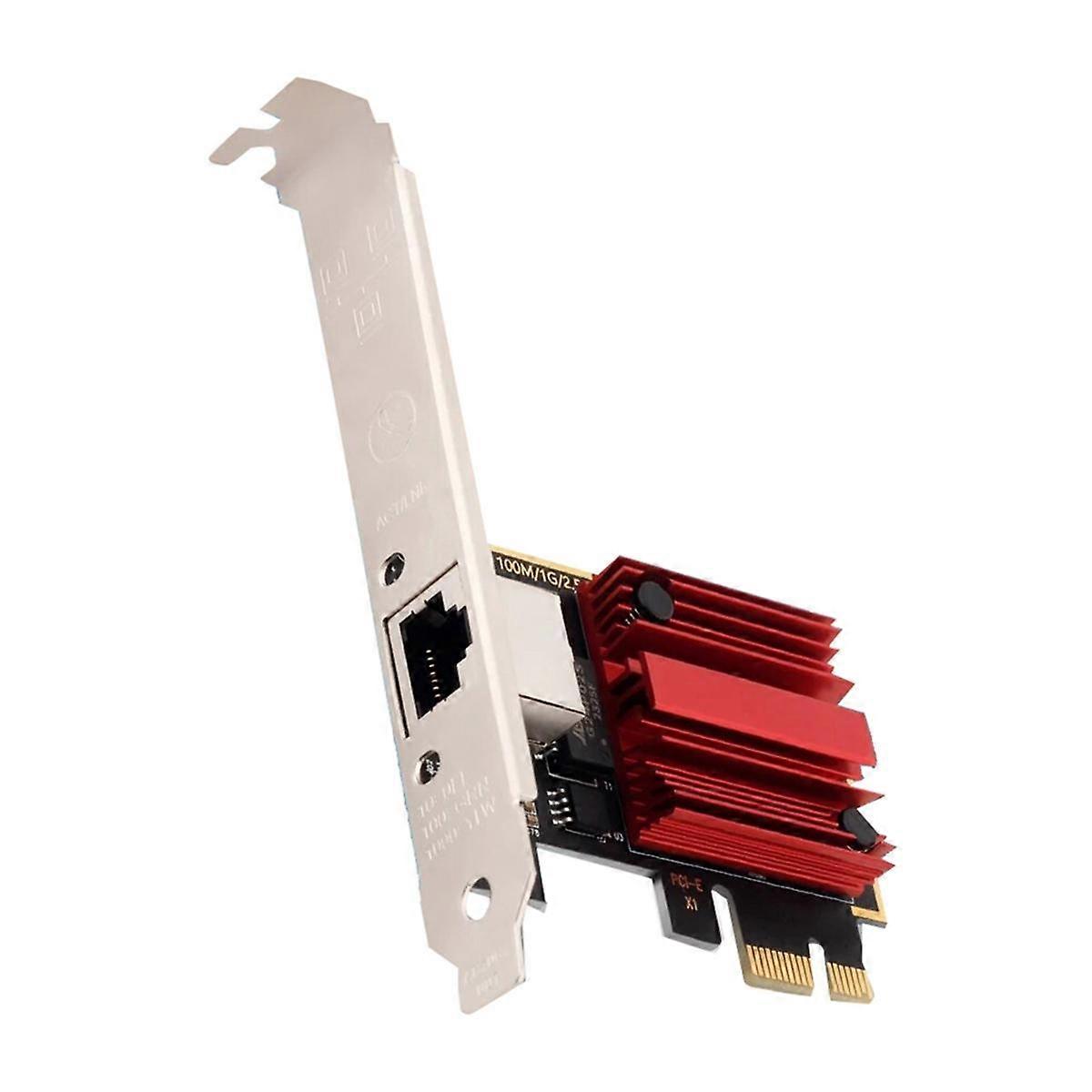2,5G PCIE zu RJ45 Netzwerkkarte RTL8125B Chip 100/1000 Mbit/s 2,5 Gbit/s Ethernet Kabelgebundener LAN-Controller Ada