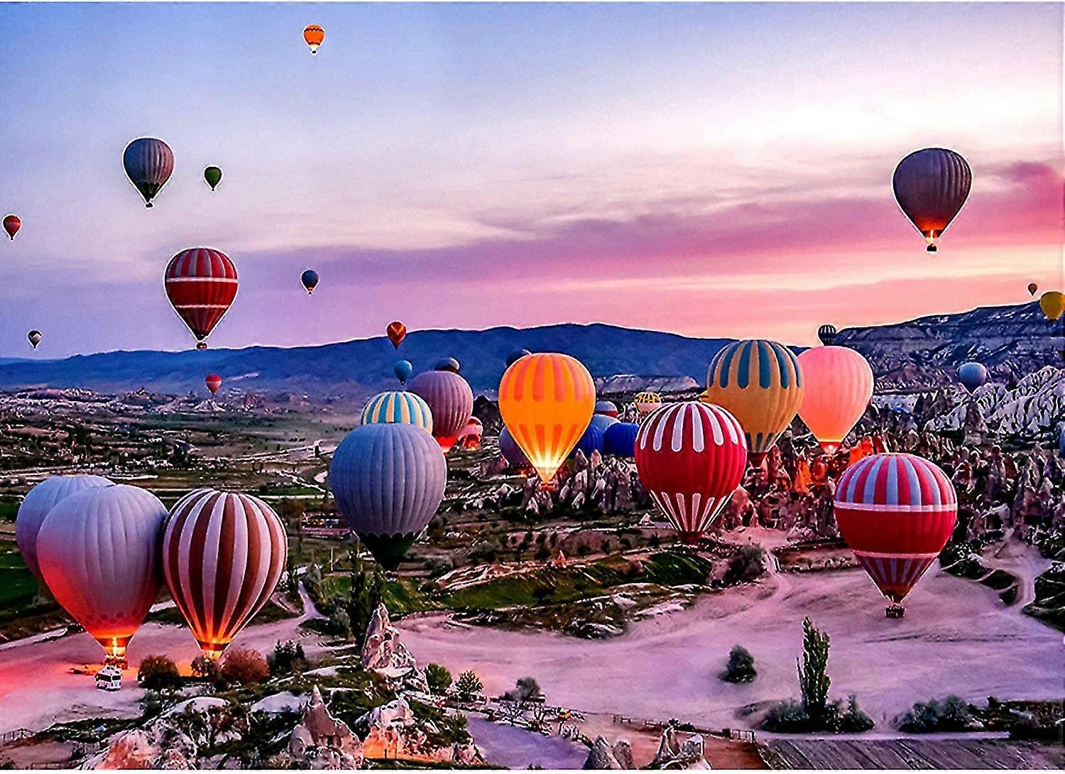 1000 Element Puzzle, Puzzle Dla Dorosłych Nastolatków Puzzle Balon na Gorące Powietrze (70x50cm)