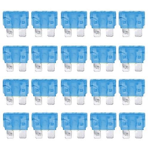 100 PCS Auto Mini Blade Fuse (15A) , DC 12V(Blue)