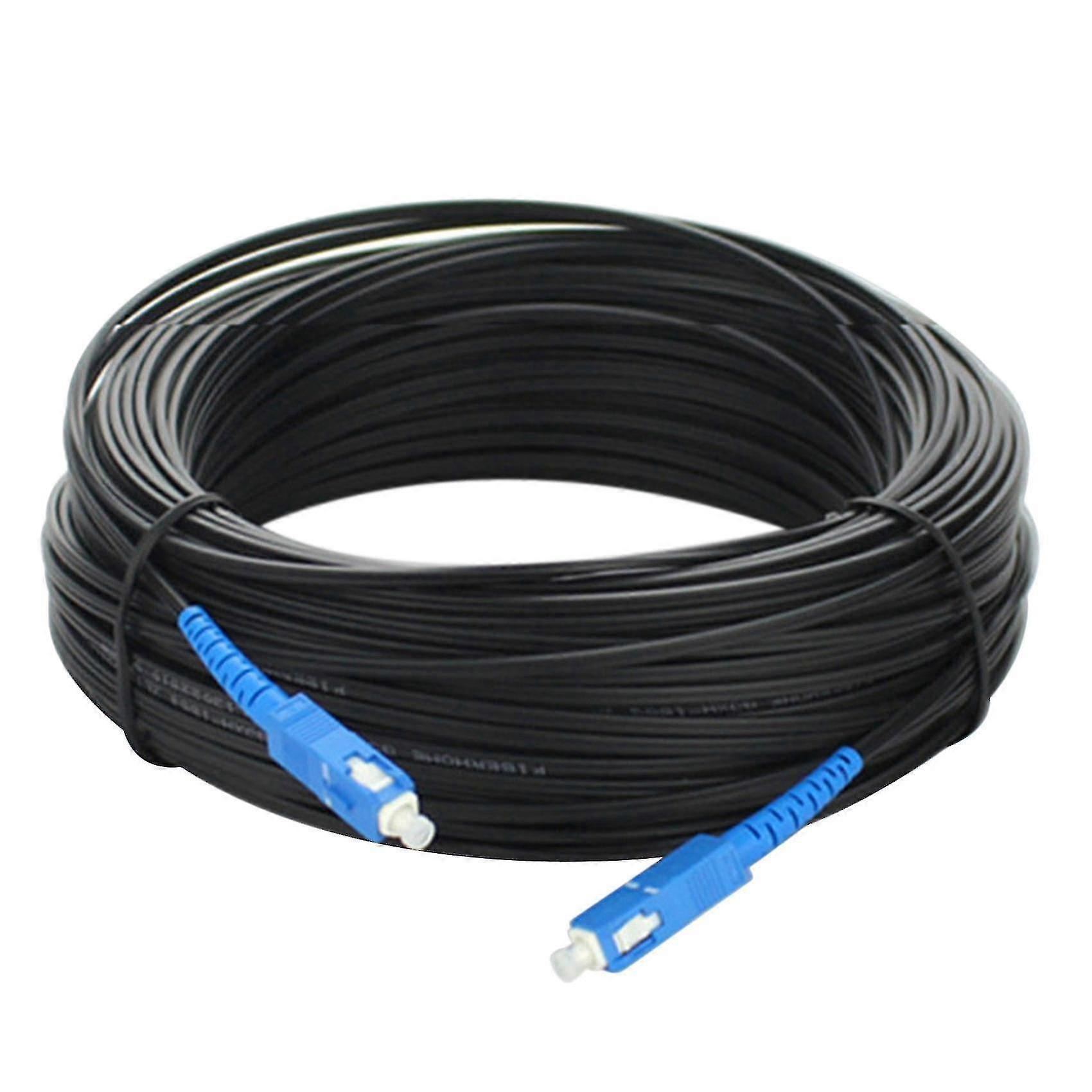 Fiber Optic Sc Single Mode Simplex Outdoor Ftth Drop Patch Kabel (30m)