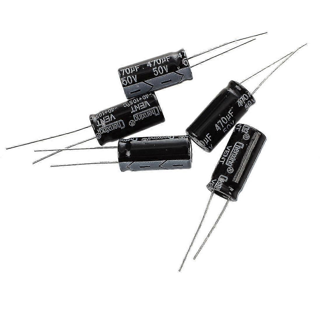 5 X 470uf 50v 105 Celsius Electrolytic Capacitor 10x20mm