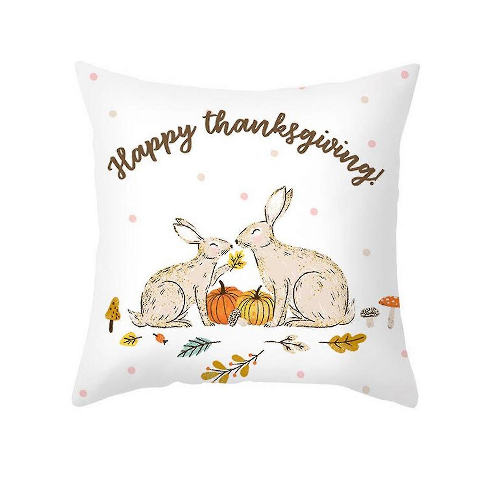 Thanksgiving Pumpa Solros Örngott Soffa Kudde Örngott