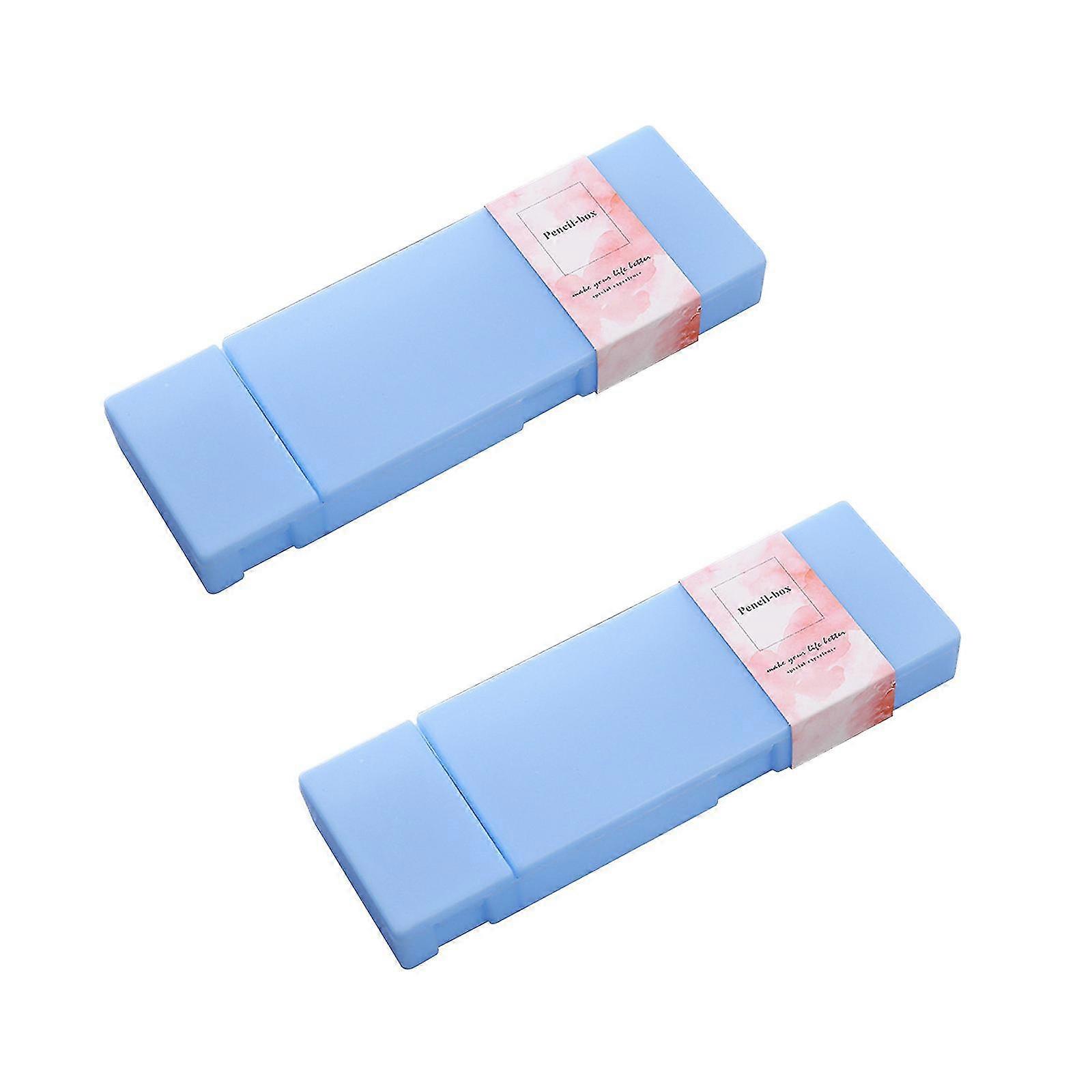 Pure Color Personality Macaron Color Stationery Box Creative Candy Color Student Pencil Case