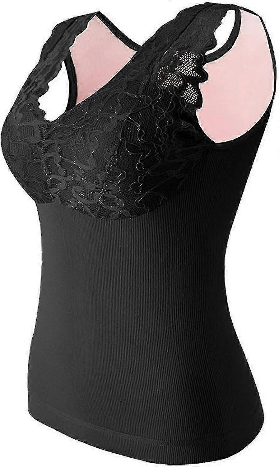 Energy Stone Thermal Lifting Vest, Ionic Shaping Vest For Women,self Heating Thermal Tank Top For Women Built-in Bra Hourglass Underwear