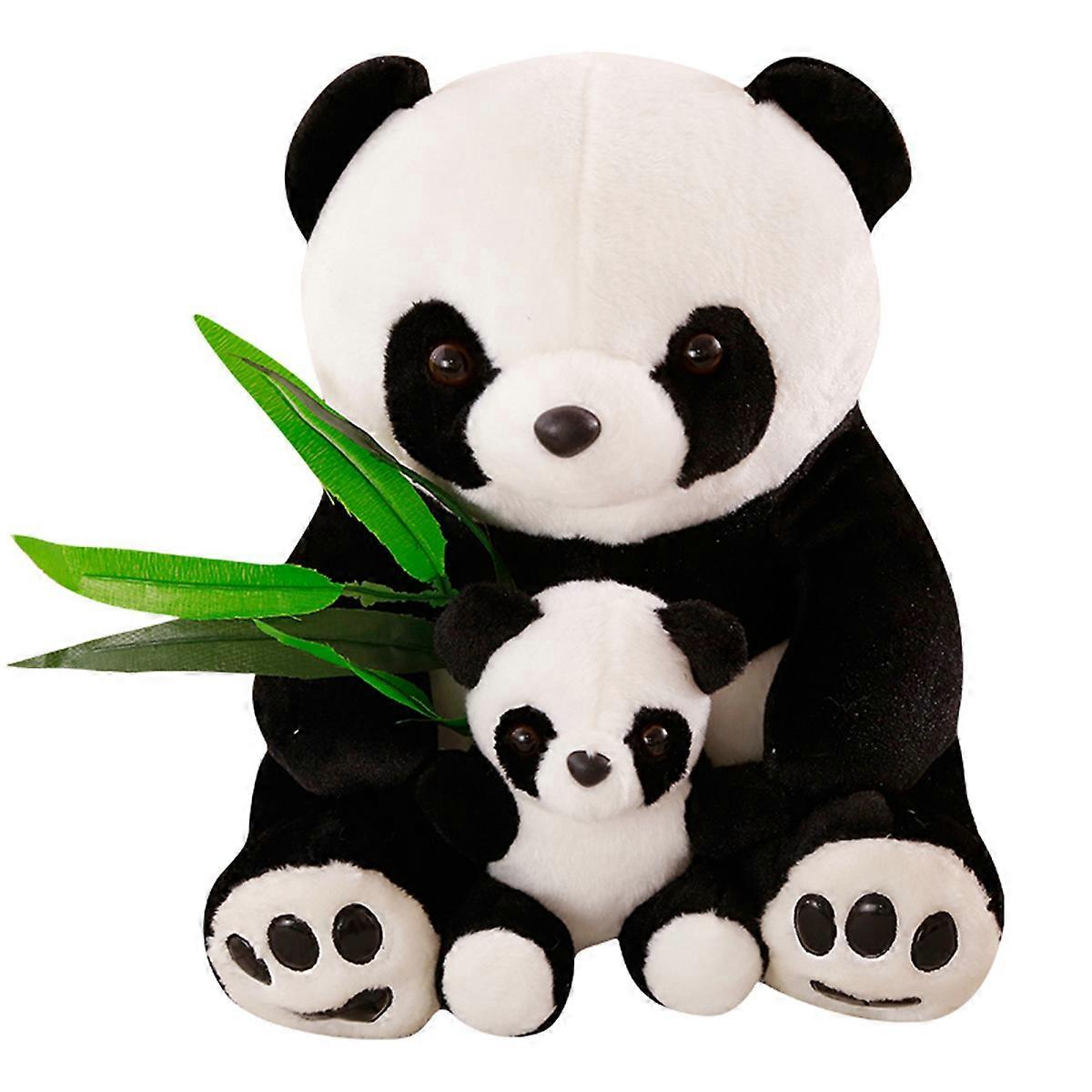 Giant Panda Plush Toy Mother And Child 25cm