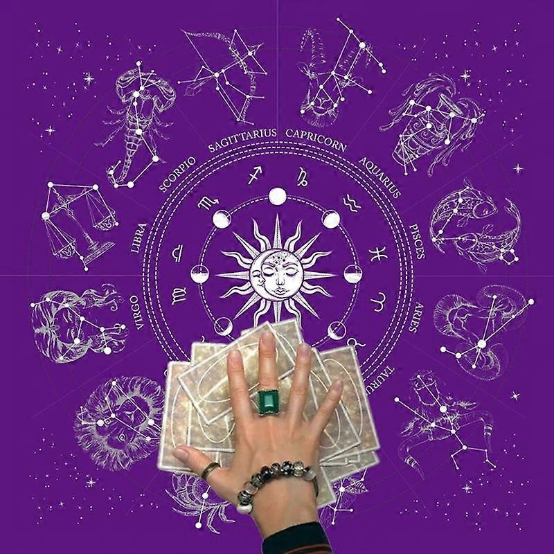 23x23In Tarot Tablecloth Fate Guidance Board Game Divination Tarot Table Cloth