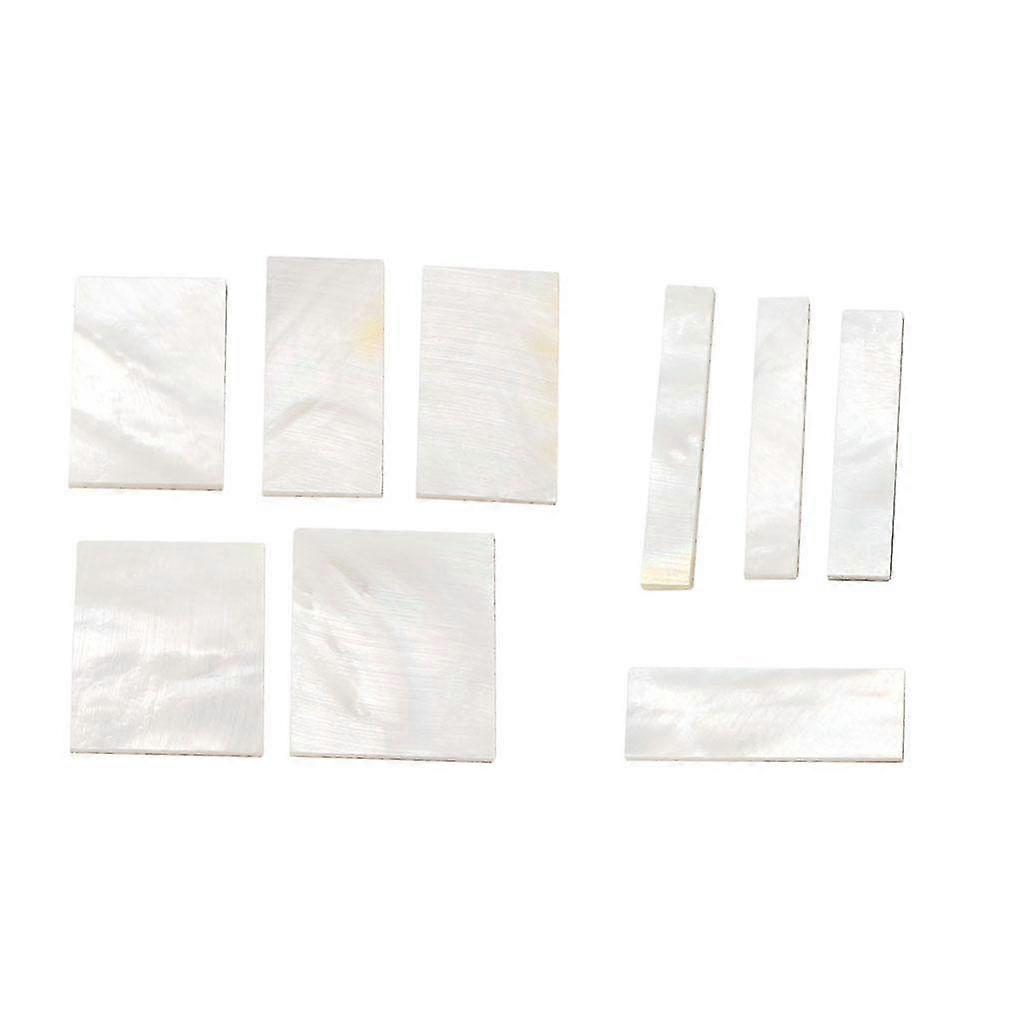 Diy Inlays Material White Mother Of Pearl Inlay Blank For Guitar ...
