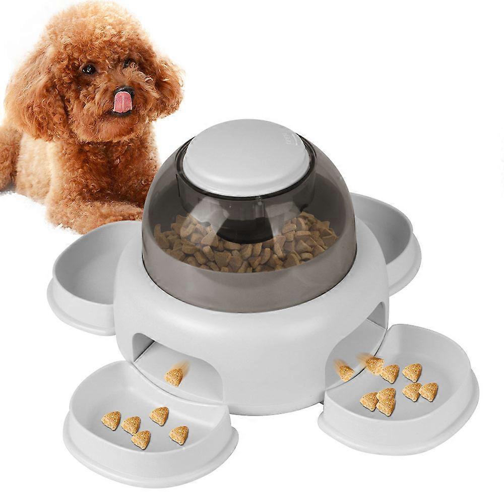 מתקן מזון לכלב חתול קערה מונעת החלקה אביזרים לחיות מחמד משחק אילוף רב תכליתי צעצועי פאזל כלבים מזין איטי לחץ על מזון דולף