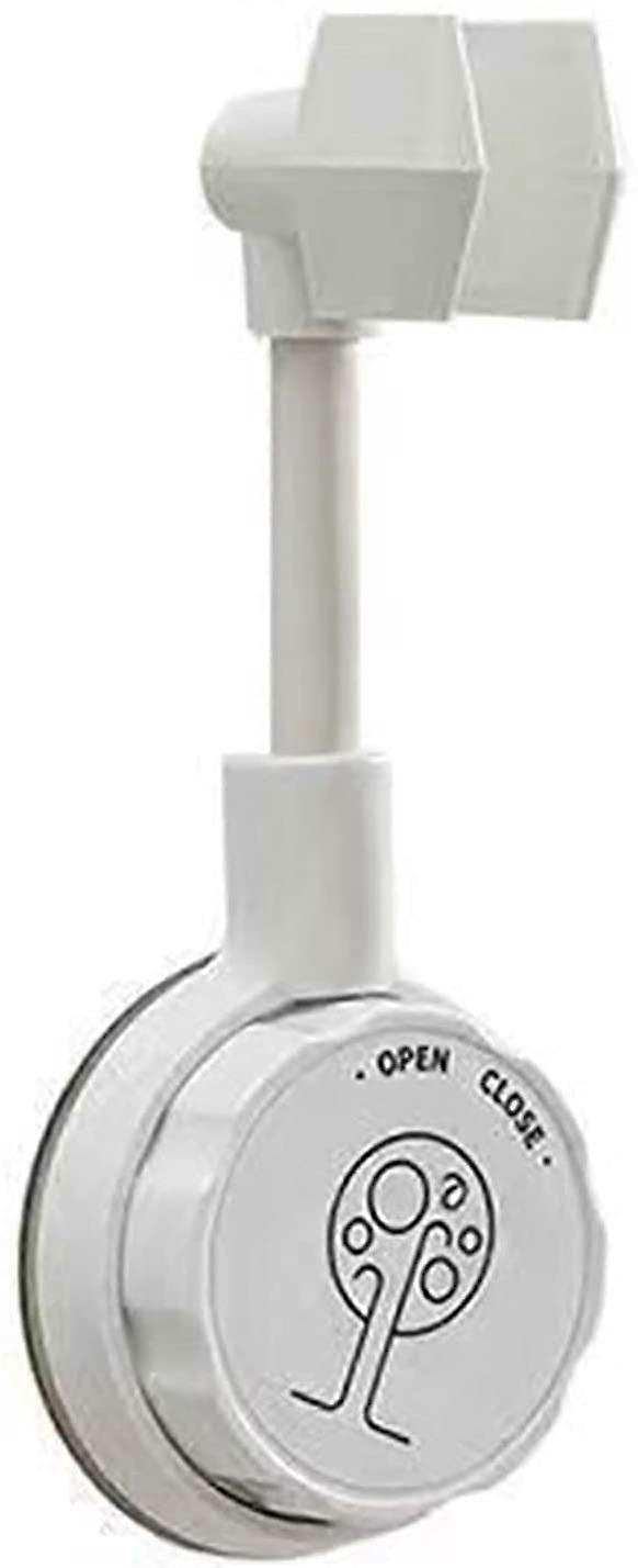 Shower head holder with suction cup, adjustable, wall holder for shower head without perforation