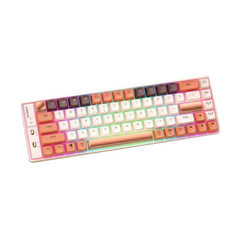 60% Portable Wireless Mechanical Keyboard Bluetooth-compatible MX RGB Backlight