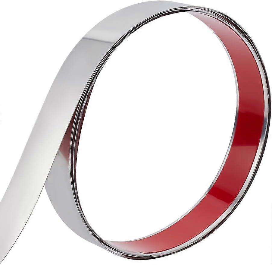 5m stěnová lišta 201 nerezová ocel odlupovat a lepit samolepicí flexibilní lišta lišta stěnové lišty pro nástěnné zrcadlo nábytek dveře šatní skříň 