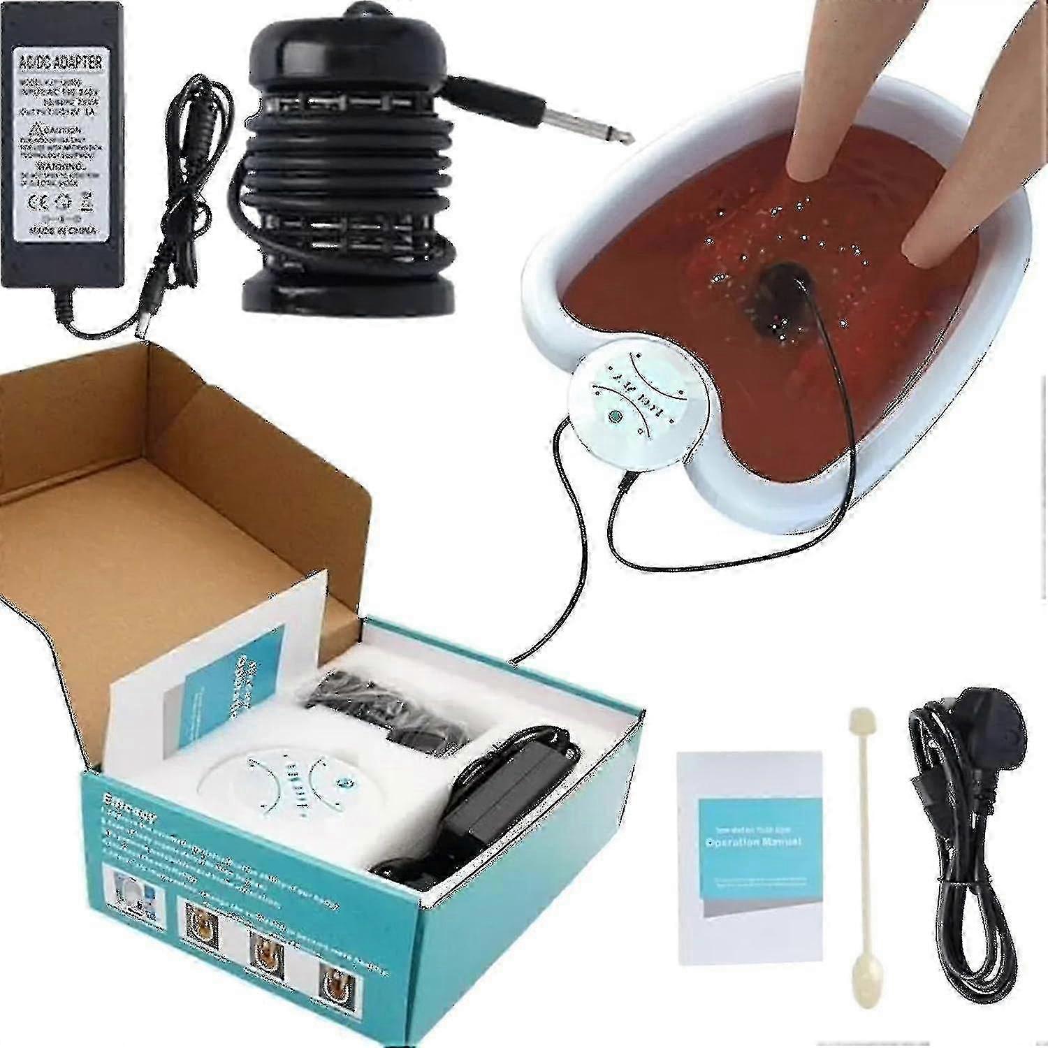 Ionic Foot Spa At Home And Cleanse - Ionic Foot Bath Machine, Detoxify Your From Hazardous - JA