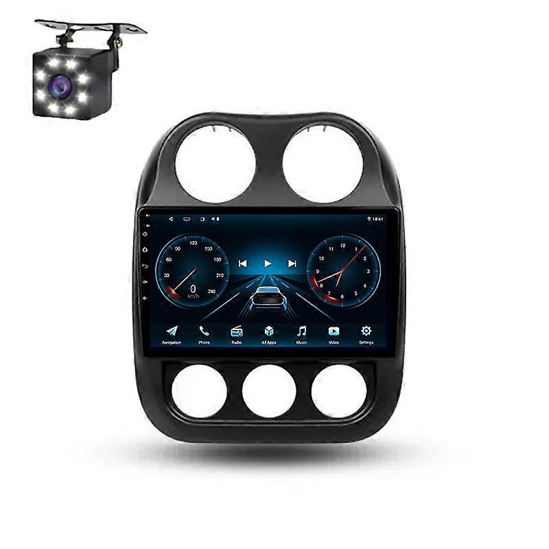 Car Radio For Jeep Compass 1 MK 2009 - 2015 Video Player Carplay Navigation Auto