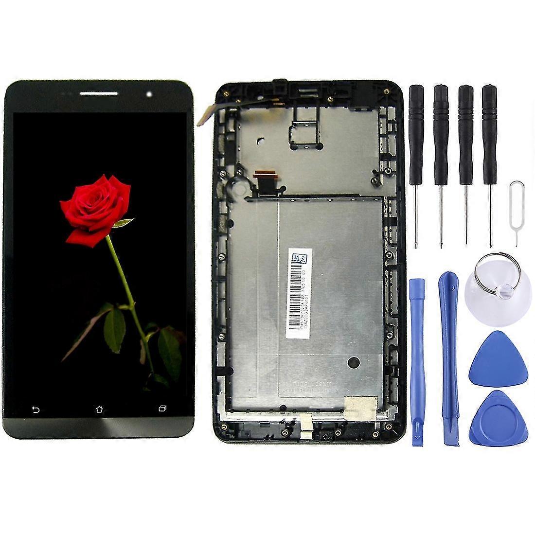 OEM LCD Screen for Asus Zenfone 6 / A600CG Digitizer Full Assembly with FrameBlack)-ZC
