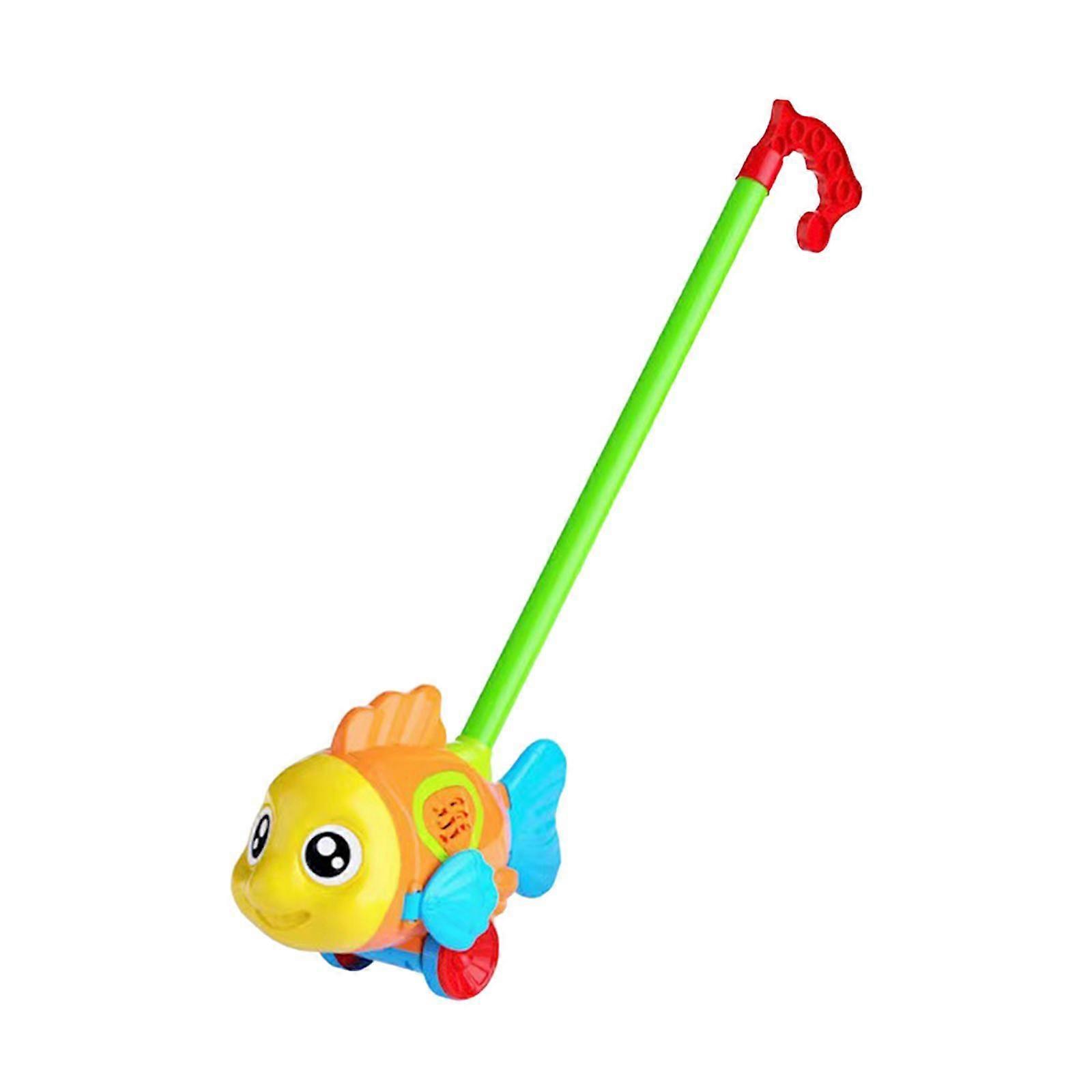 Push Along Toy Sturdy with Sound Push Pull Toy for Age 1-3 Toddlers Children
