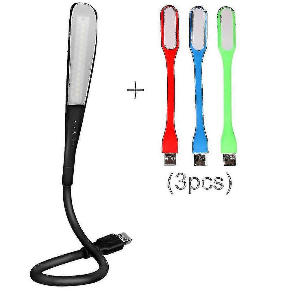 Touch Dimmable Led Usb Light, 3-level Adjustable Brightness Lamp