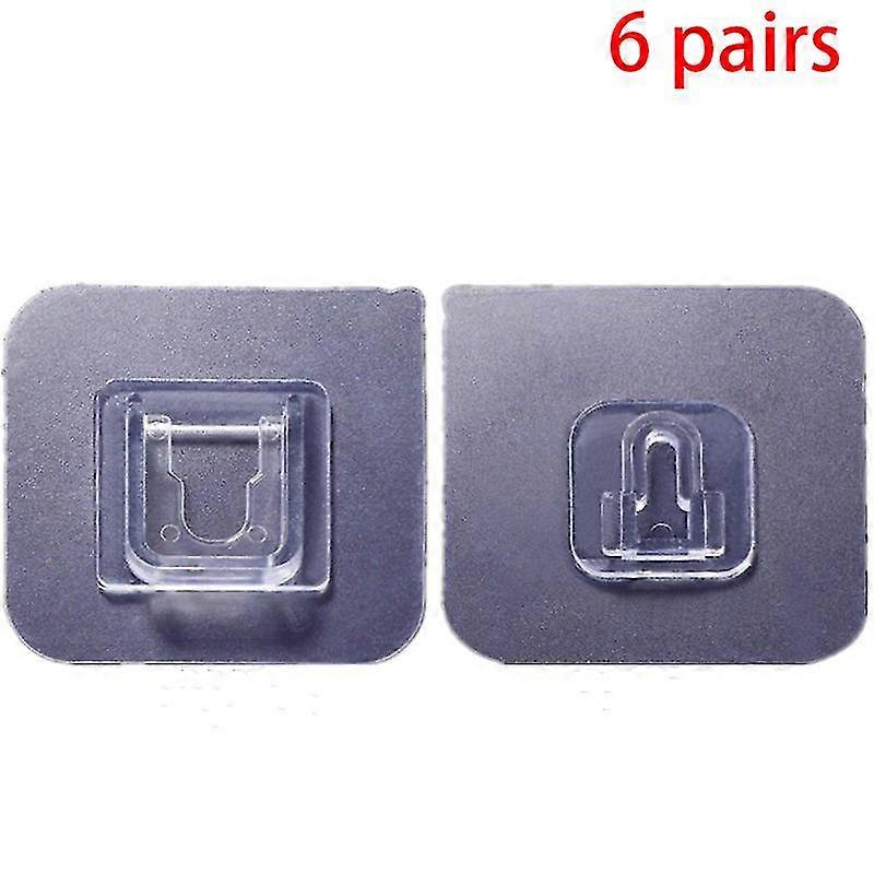 Double-sided Adhesive Hooks Silicone Double Sided Tape Silicone Wall Hook Holder