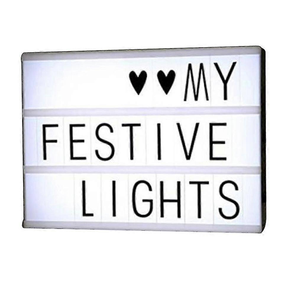 The Mini Color-changing Lightbox With Letters Numbers Symbols Led Changeable