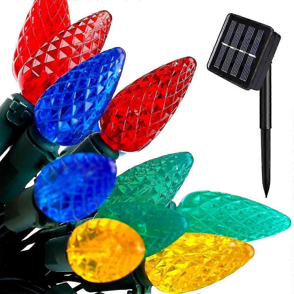 Solar String Lights, Halloween Decorative String Lights, 50led 16.4ft Fairy Tale String Lights