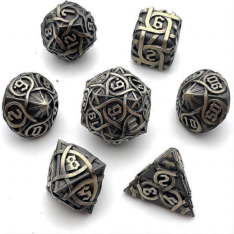 Metal Solid Dice D20 Cthulhu Running Group Dnd Multi Sided Digital Color Coc Dragon And Dungeon Board Game D10