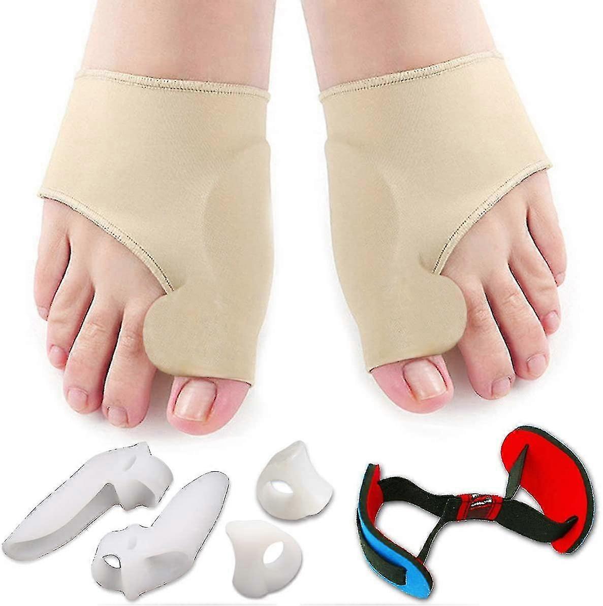 7 Pcs Bunion Corrector & Bunion Relief Protector Sleeves Kit