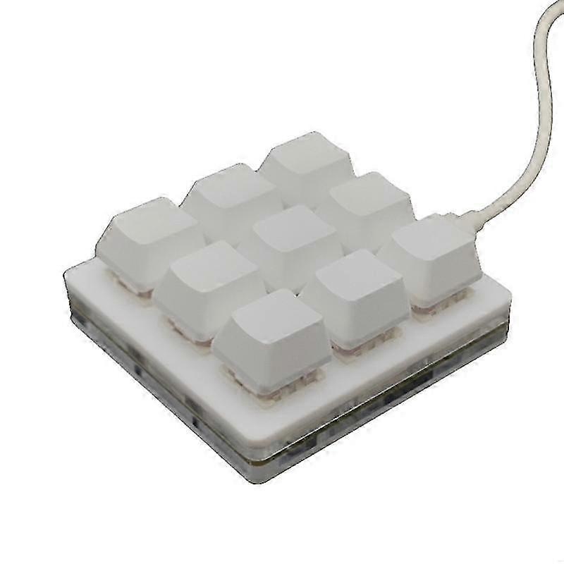 9-key Mini Mechanical Keypad Select All Copy Paste Custom Shortcut Key One-key Password Mechanical Osu Game