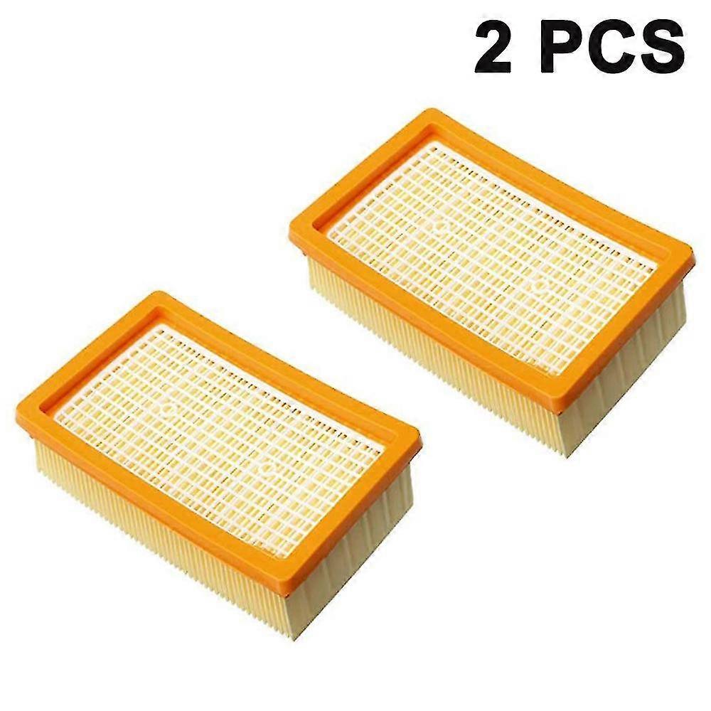 2 Pack Flat Fold Filter For Multi-purpose Vacuum Cleaner Mv4/ Mv5/ Mv6