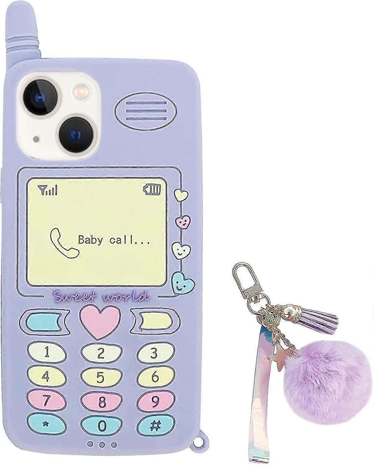 Kawaii Phone Case For Iphone 14 Pro Max,cute Cartoon Retro Phone