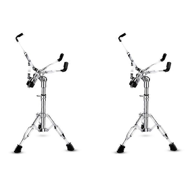 2X Snare Drum Stand,Concert Snare Drum Stands Adjustable Snare Stand Double Braced For 8Inch-14Inch Drums