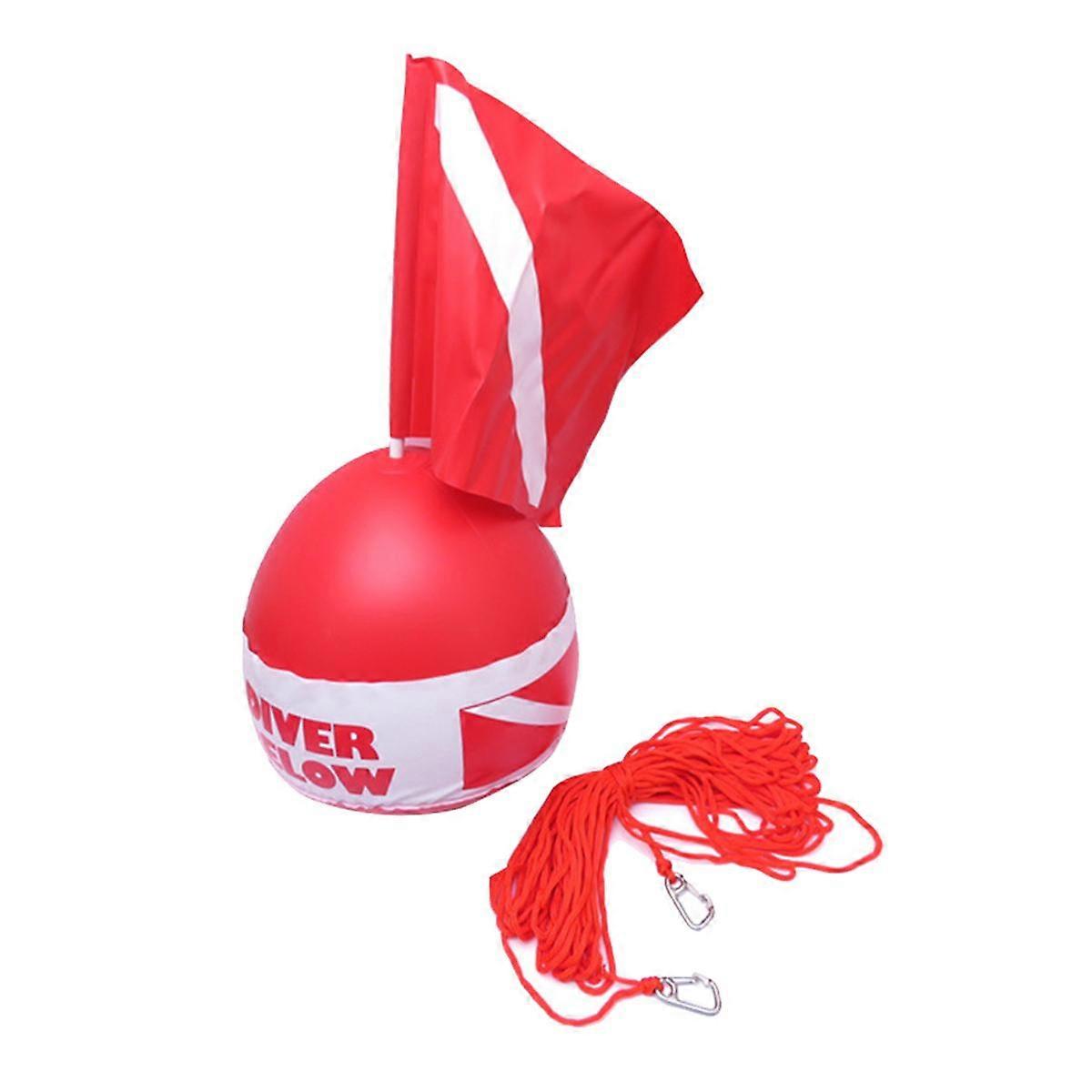 Diving Inflatable Signal Floater Snorkel Scuba Dive Diving Surface Marker Inflatable Dive Flag Sign