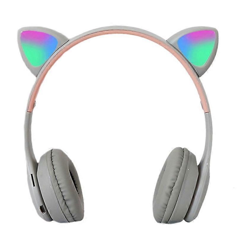 LED Cat Ears Gaming Bluetooth Wireless Headset