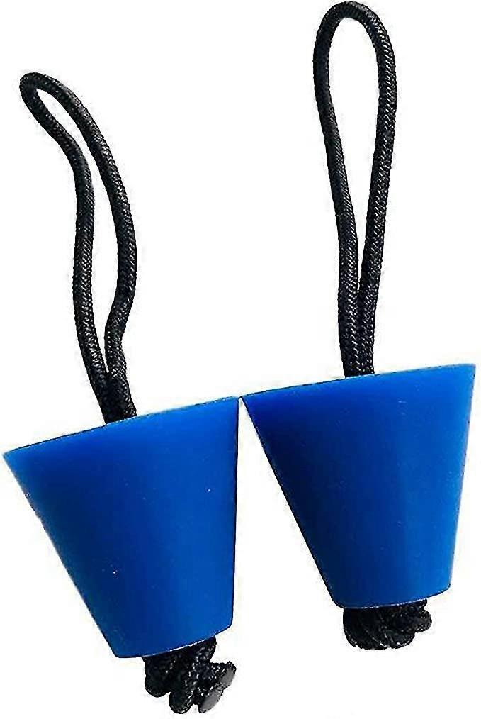 Silicone Kayak Scupper Plug Kit,canoe Drain Holes Stopper Bung,kayak Hardware For Sit On Top With Pull String Kayak Canoe Drain Pool Holes4pcsblue