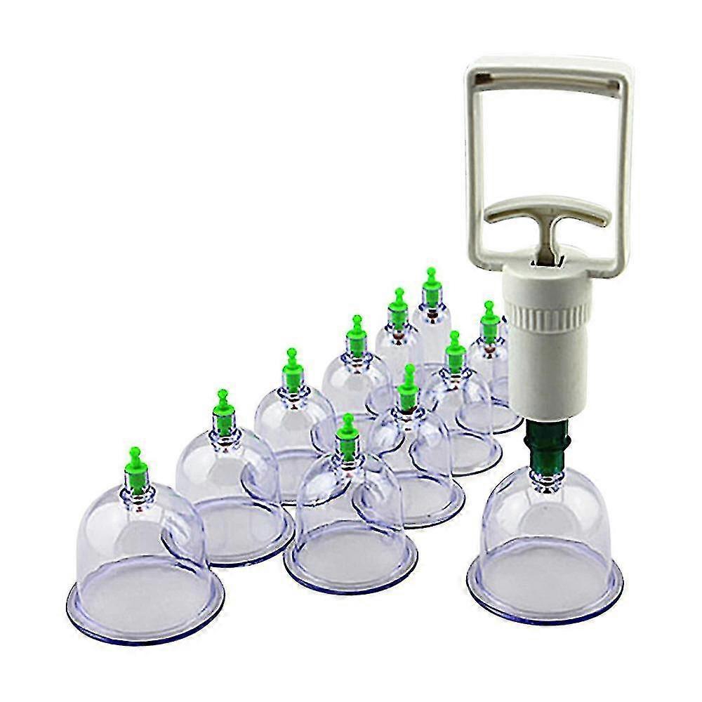 Cupping Set professional chinezesc Acupoint Cupping Masaj Set 12 Cupe