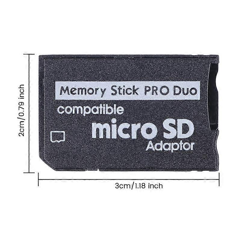 Mini MicroSD TF to MS Adapter SDHC Card Reader for & PSP Series