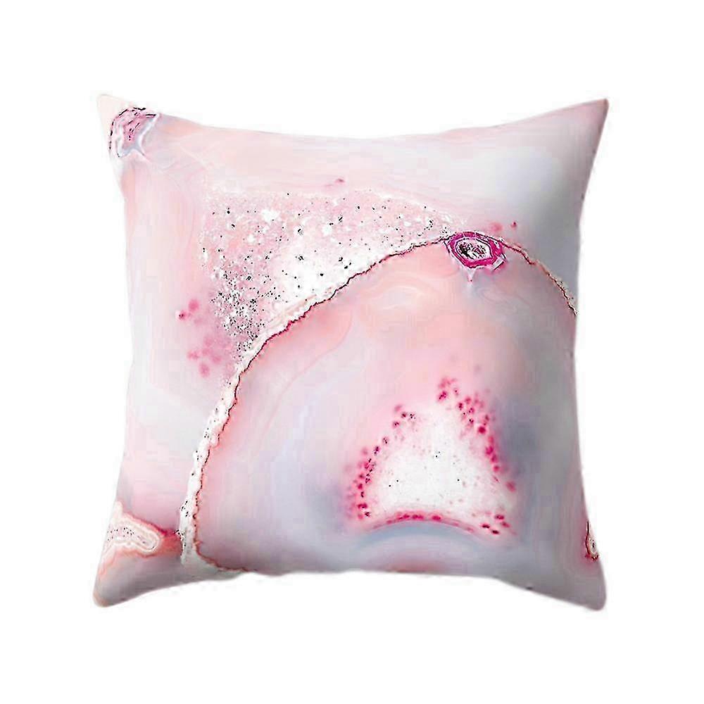 Rosiest Marble Texture Pillow Case