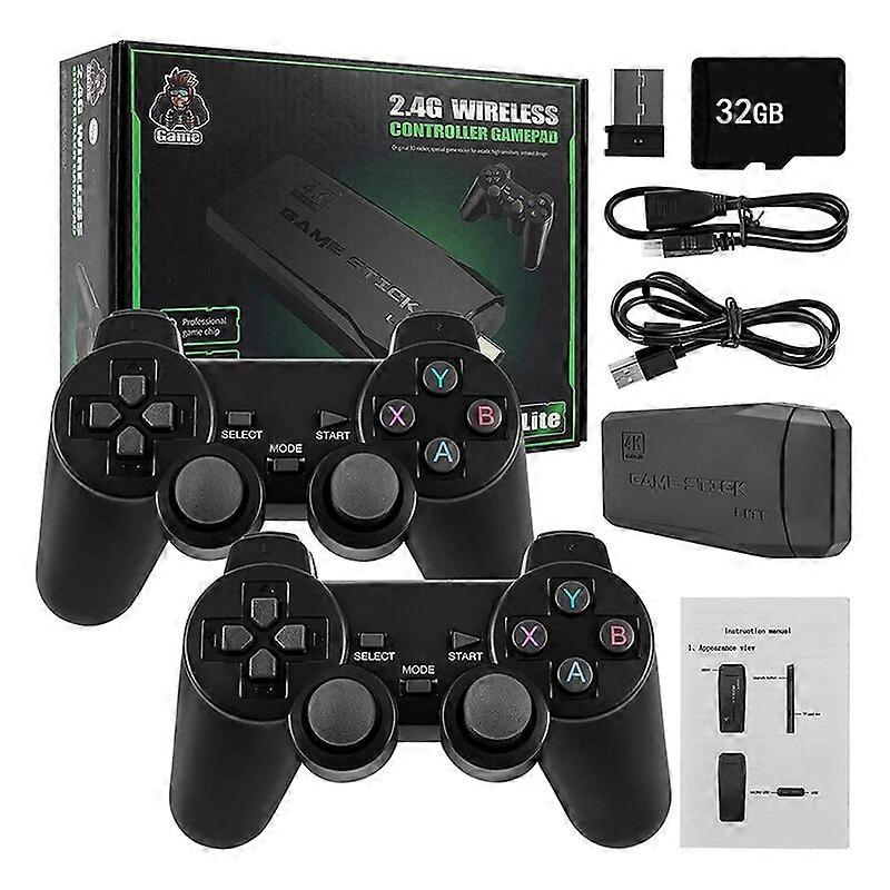 M8 Classic Retro Video Game Consoles 4K Console 64GB 10000 Games Classic Family Sticks 2.4G Wireless Controllers For GBA PS1