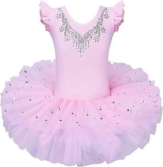 120cm Flicka Tutu Ballet Dans Klassisk Klänning