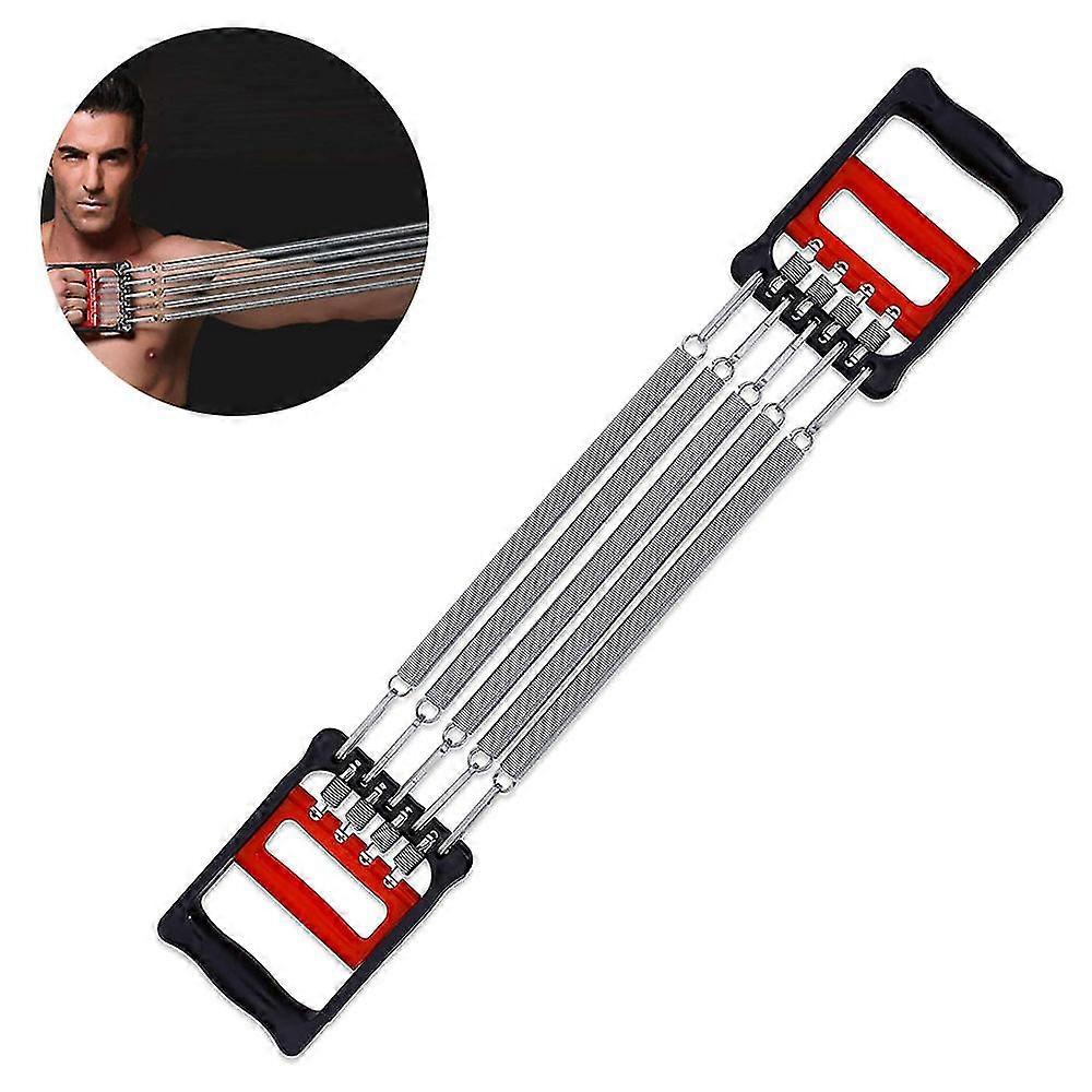 Chest Expander Dual Purpose 5 Springs Arm Exercise Equipment Compatible With Men