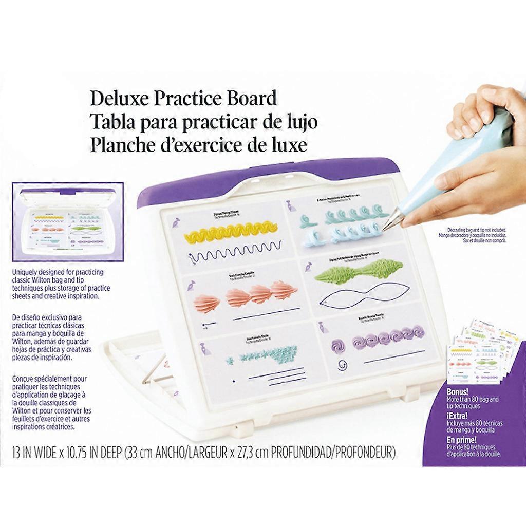Tip Set Wilton Decorate Smart Deluxe Practice Board Set Cake Icing