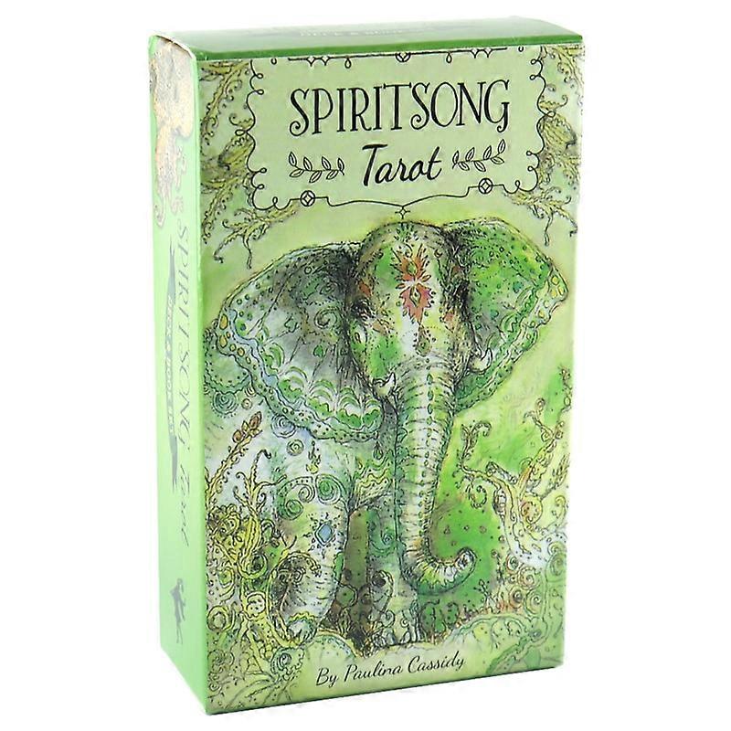 New 12X7cm Spiritsong Tarot Cards by Paulina Cassidy Tarot Cards with Guide Book Tarot Deck for Beginners