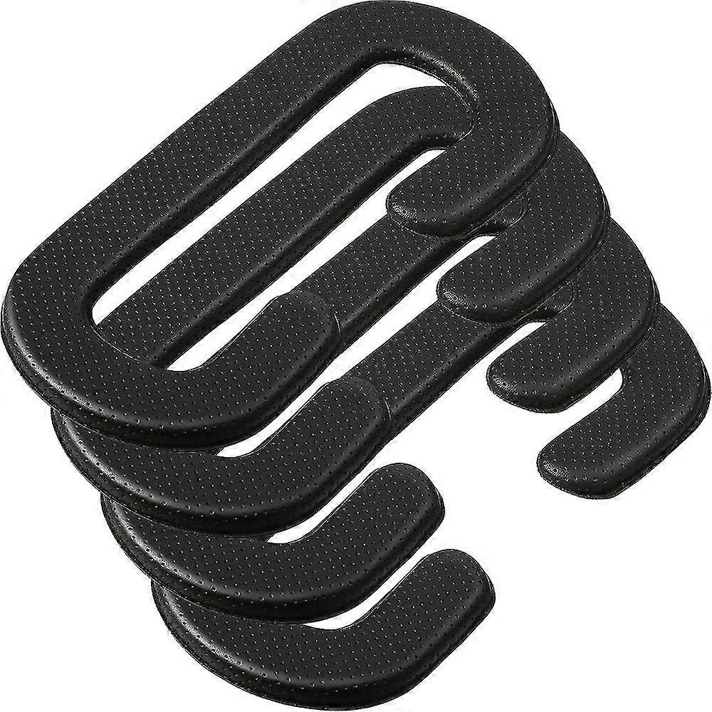 4pack 11mm Pu Leather Foam Face Replacement Face Cover Pad Memory Foam