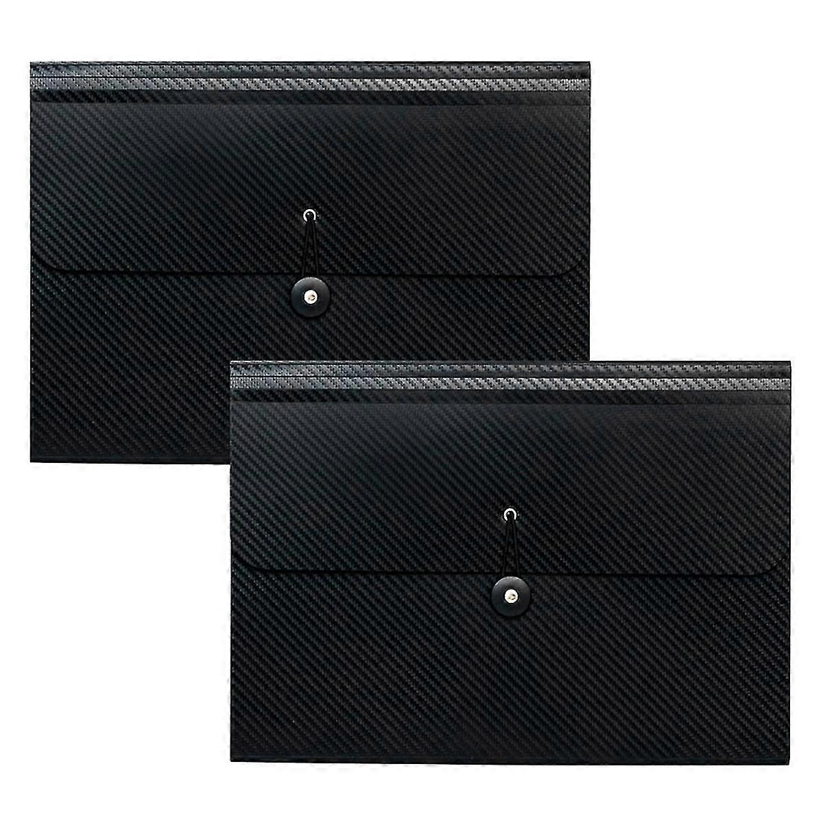 13 Pocket Expanding Folder Accordion Folder med elastisk spænde lukning, A4 Paper File Organizer til